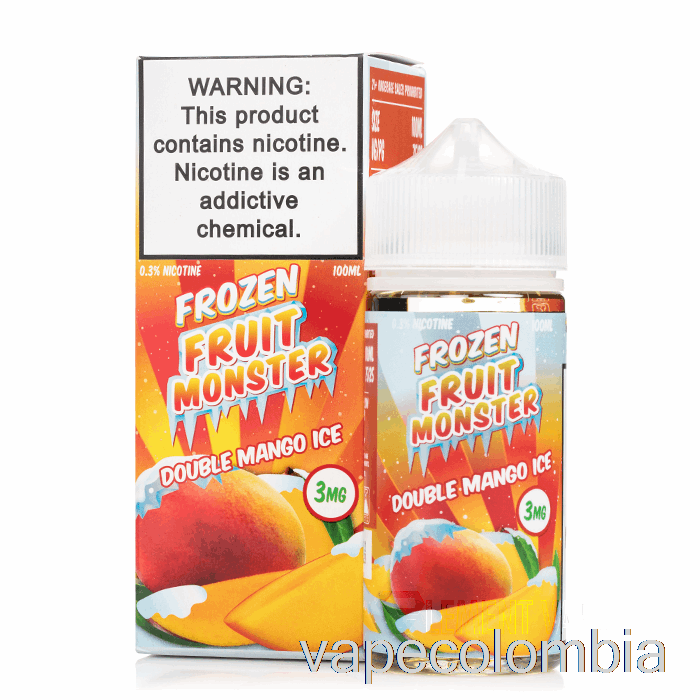 Vape Kit Completo Ice Double Mango - Frozen Fruit Monster - 100ml 0mg